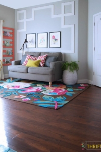 Bright, Floral, and Colorful Rug!
