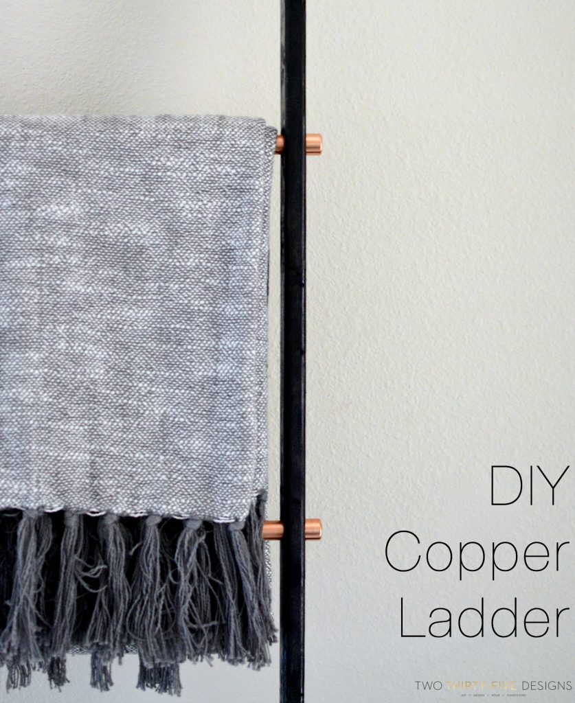 DIY Copper Ladder by Two Thirty~Five Designs
