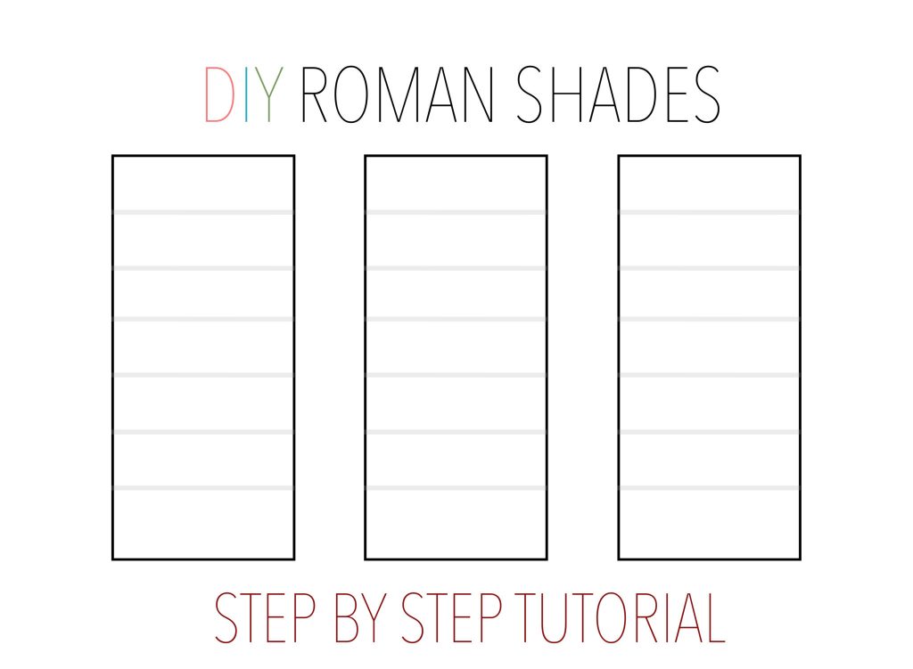 DIY Roman Shades Tutorial