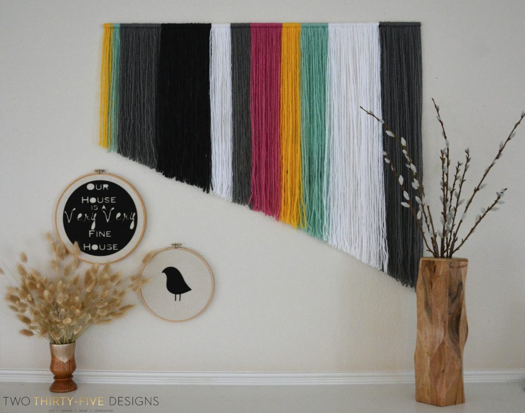 Yarn Wall Art by Two Thirty~Five Designs