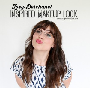 Zoey Deschanel Inspired Makeup Look