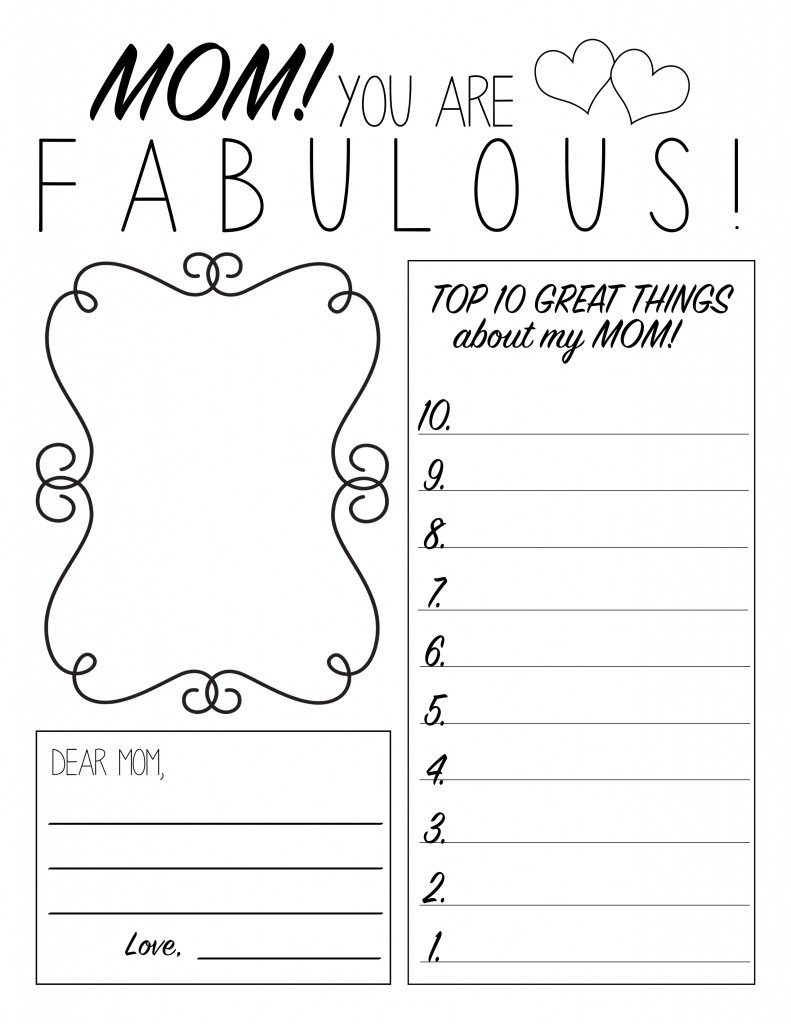 Mother's Day Printable