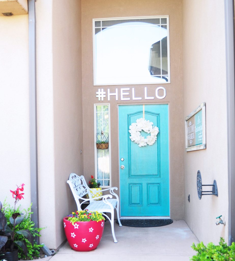 welcoming porch