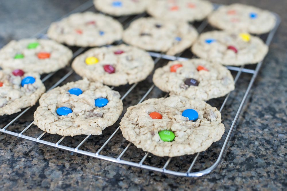 monster cookies recipe with m&ms