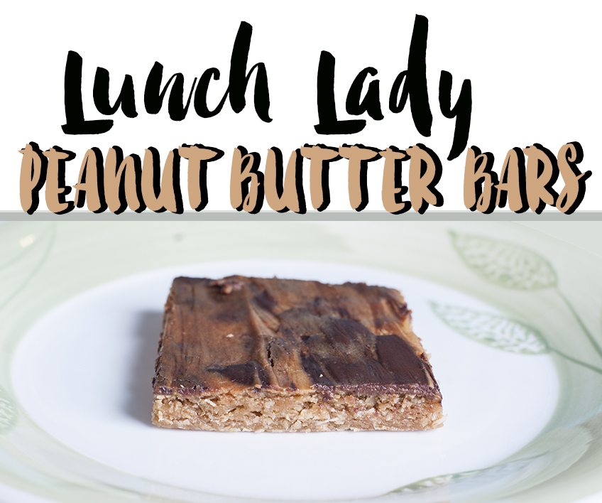 Lunch Lady Peanut Butter Bars recipe