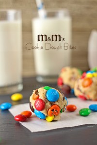 M&M Cookie Dough Bites