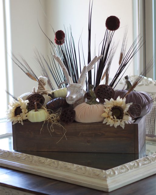 How to make a Rustic Wood Wedding Centerpiece