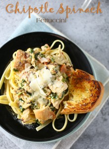 Chipotle Spinach Fettuccini 