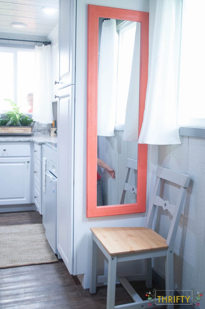 Kitchen in Tiny Cabin Container