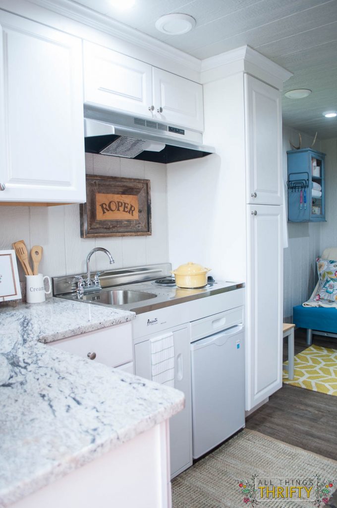 Tiny Cabin Kitchen