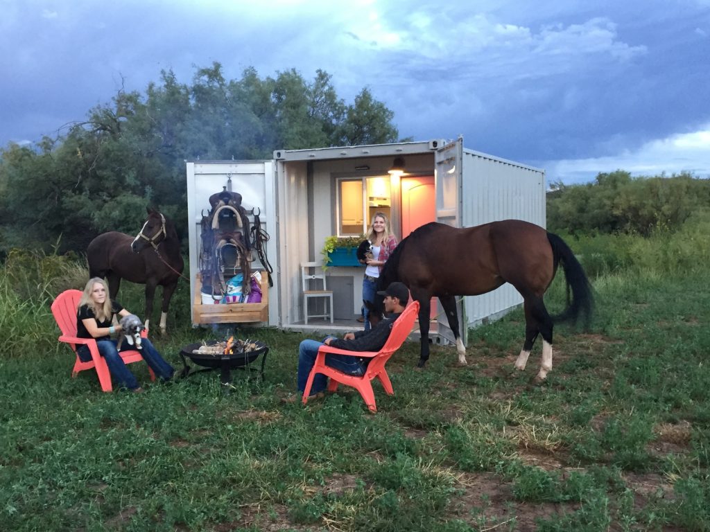 Tiny Storage Container Cabin called "Kustom Cozy"