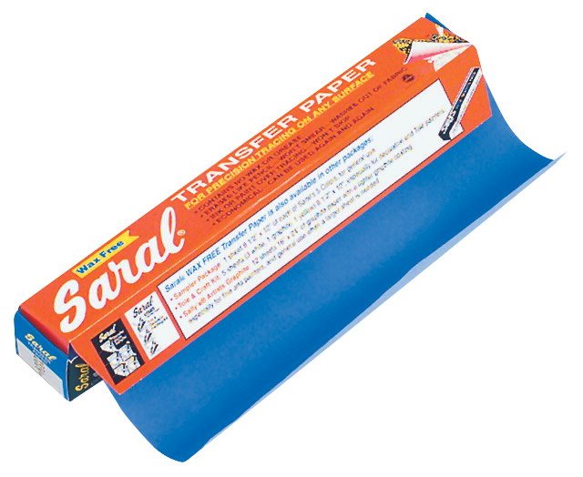 blue saral transfer paper