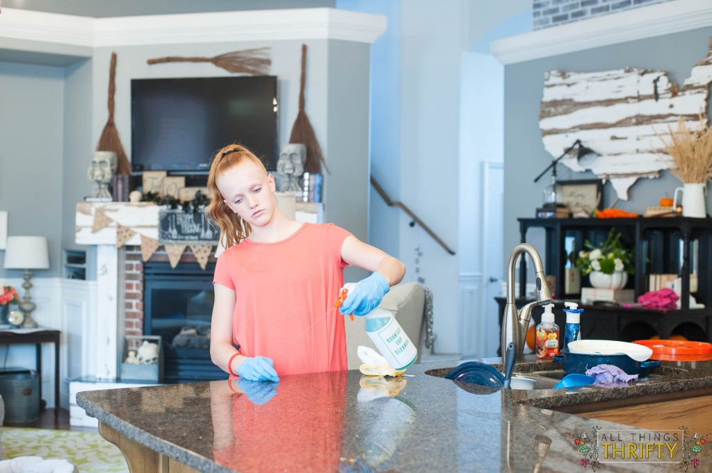 counter top cleaning tips