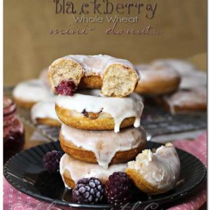 Blackberry Whole Wheat Mini-Donuts thumbnail