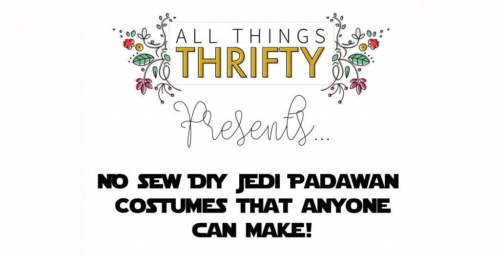 No Sew DIY Jedi Padawan Costume