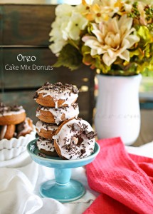 Oreo Cake Mix Donuts