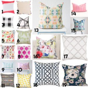 All Things COLOR: 19 Colorful pillows! thumbnail