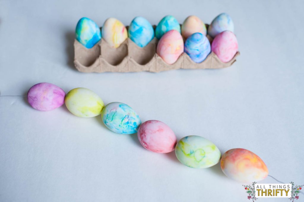 How to make an Easter Egg Wreath