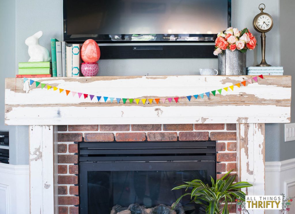 colorful Easter Mantle Ideas