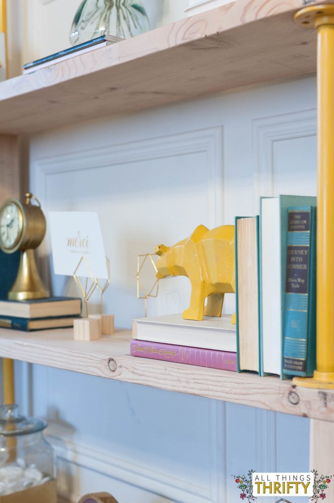 Blush, Navy, Yellow Master Bedroom Refresh-38