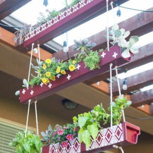 Rain Gutter Hanging Planter with Instructions thumbnail