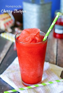 Homemade Cherry Slurpee 