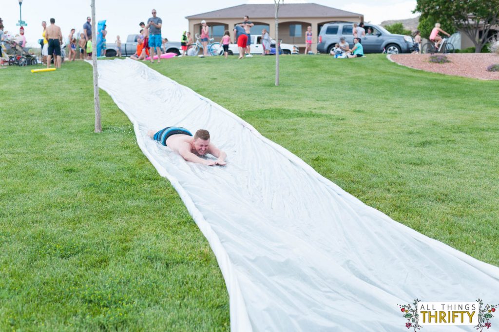 DIY Extra Large Slip N Slide Instructions-35