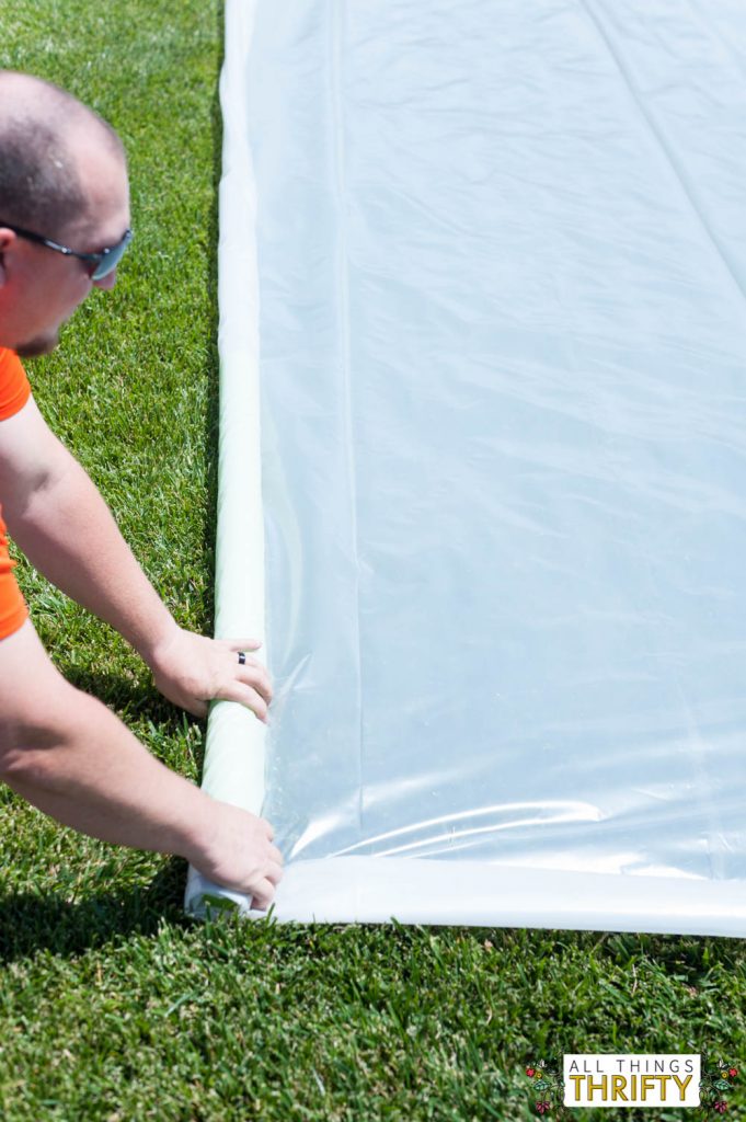 DIY Extra Large Slip N Slide Instructions-5