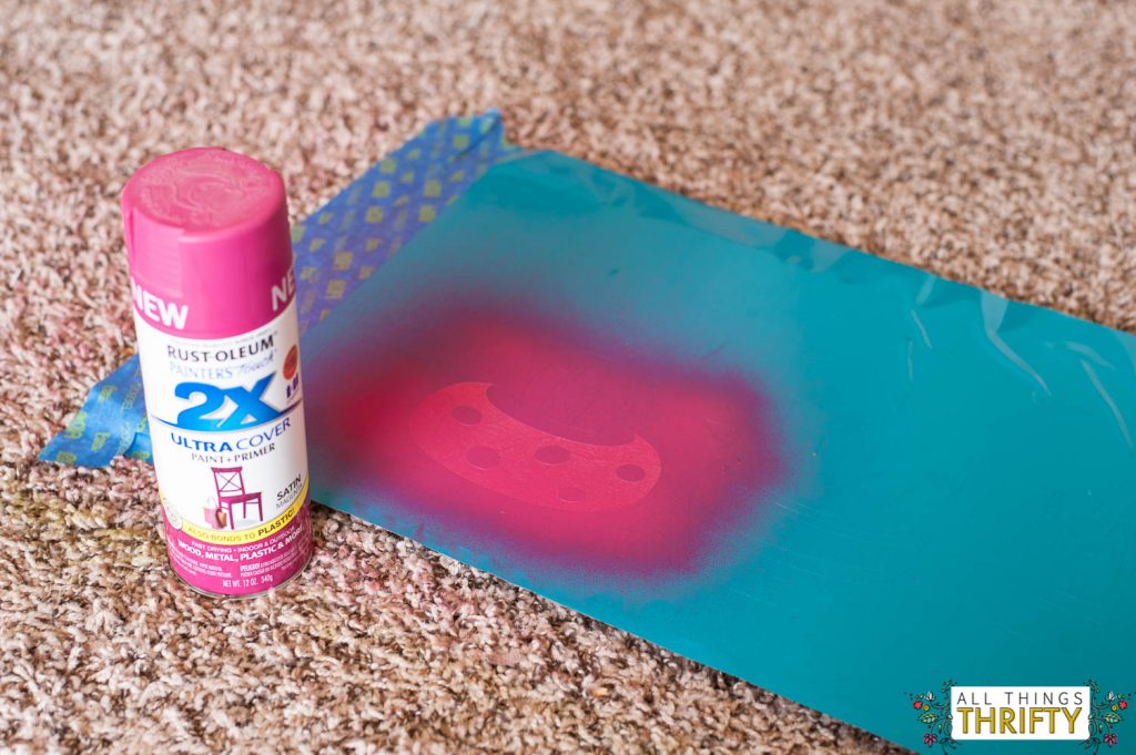 DIY Spray Paint art instructions