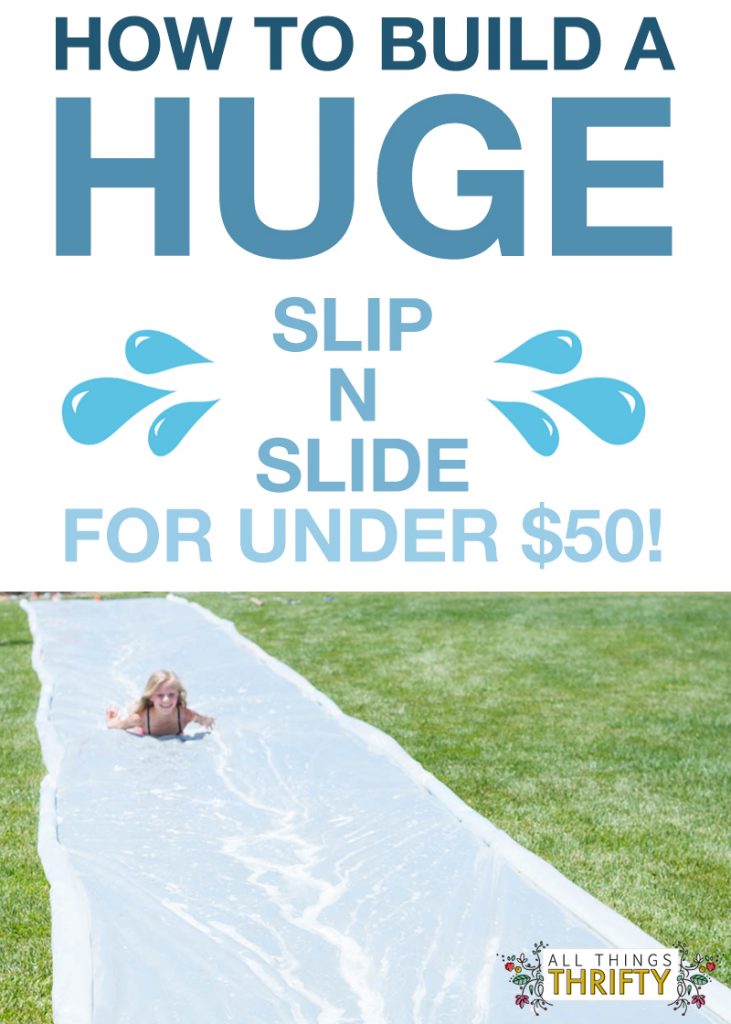 How to make a huge slip n slide