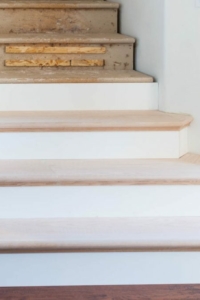 New Wooden Stair Treads REVEAL…FINALLY!