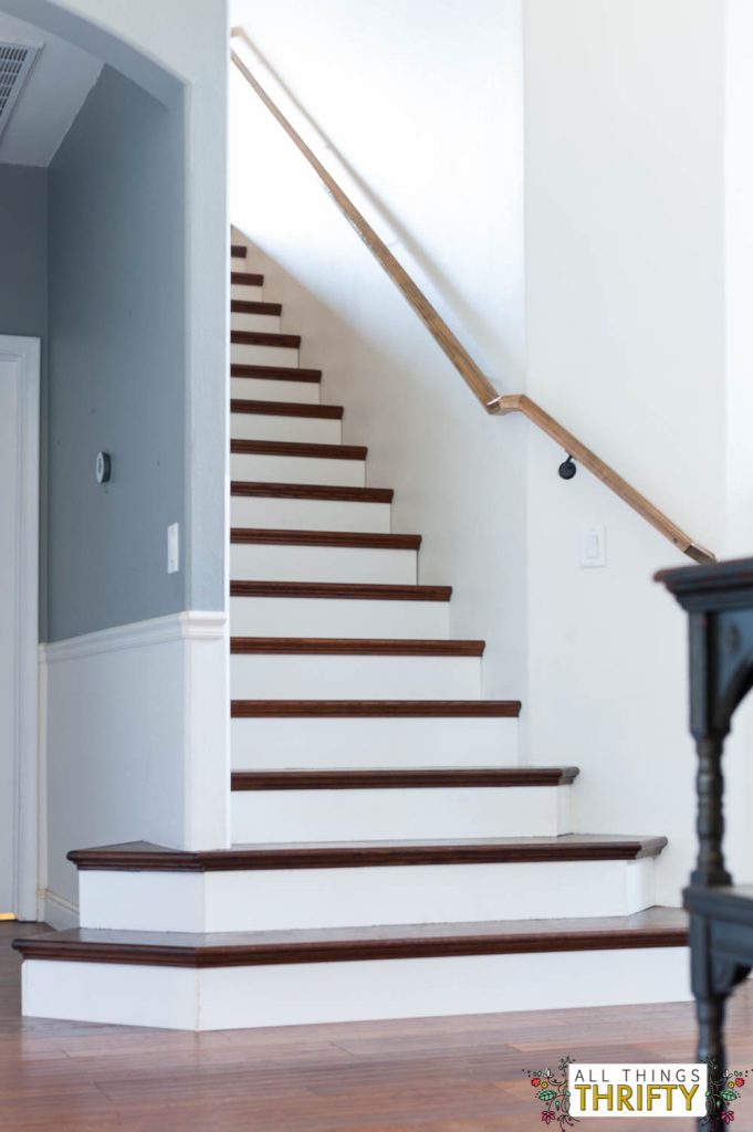 Stair Tread Makeover and Instructions