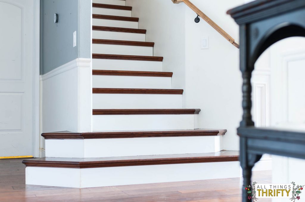 Stair Tread Makeover