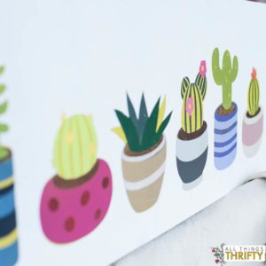 Spray Paint Batik Cacti Art Instructions {Indonesia Batik Inspired} thumbnail