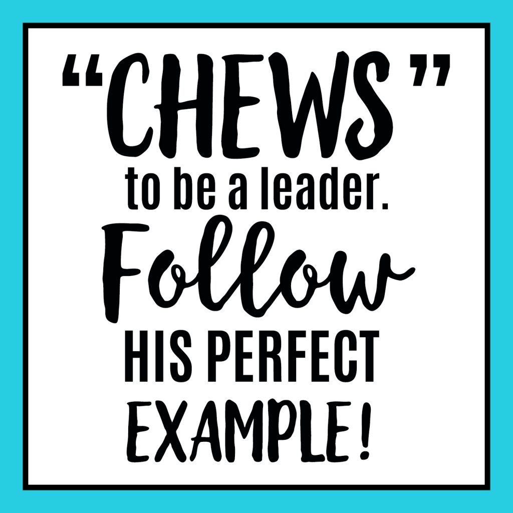 Chews to be a leader blue