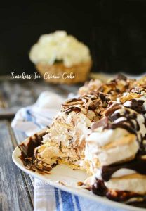 Snickers Ice Cream Cake