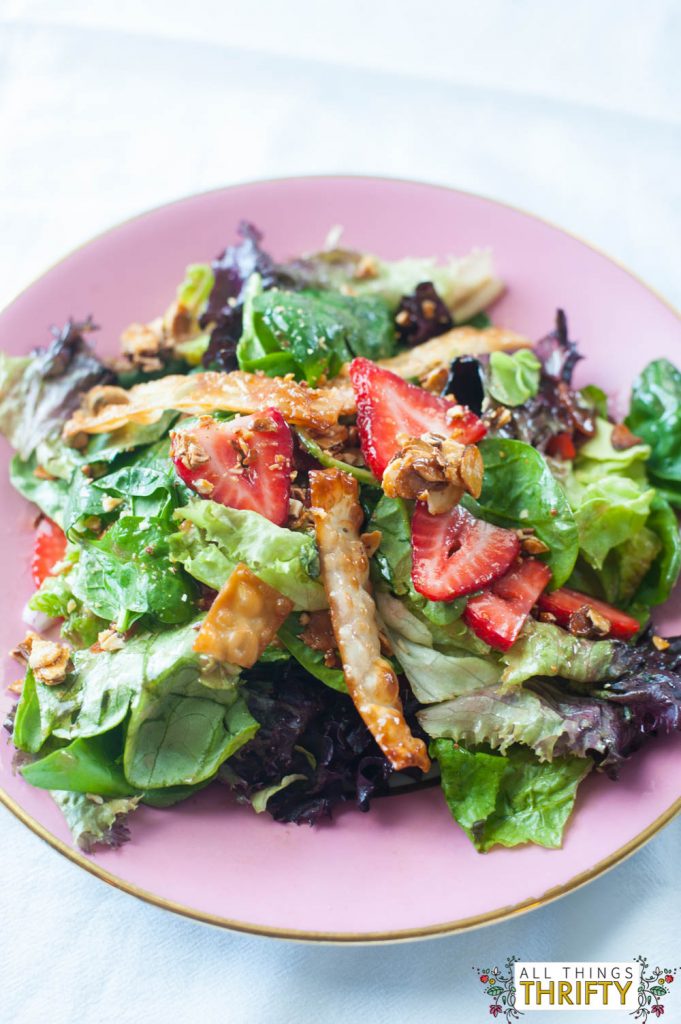 Strawberry Bacon Spinach Salad-3