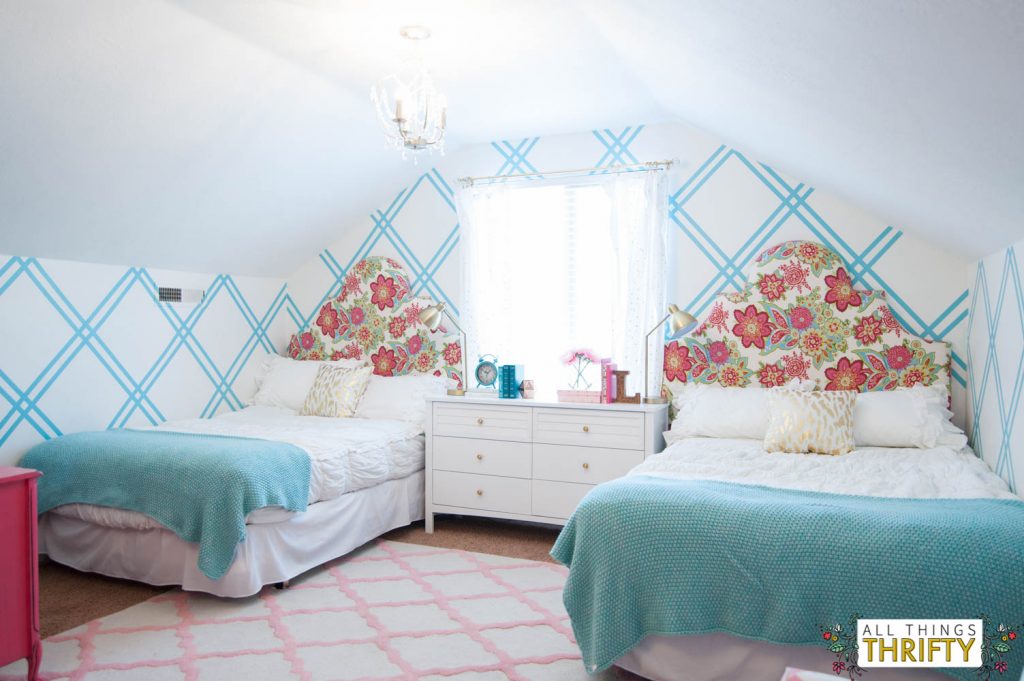 All Things Thrifty Girls Tween Bedroom-3