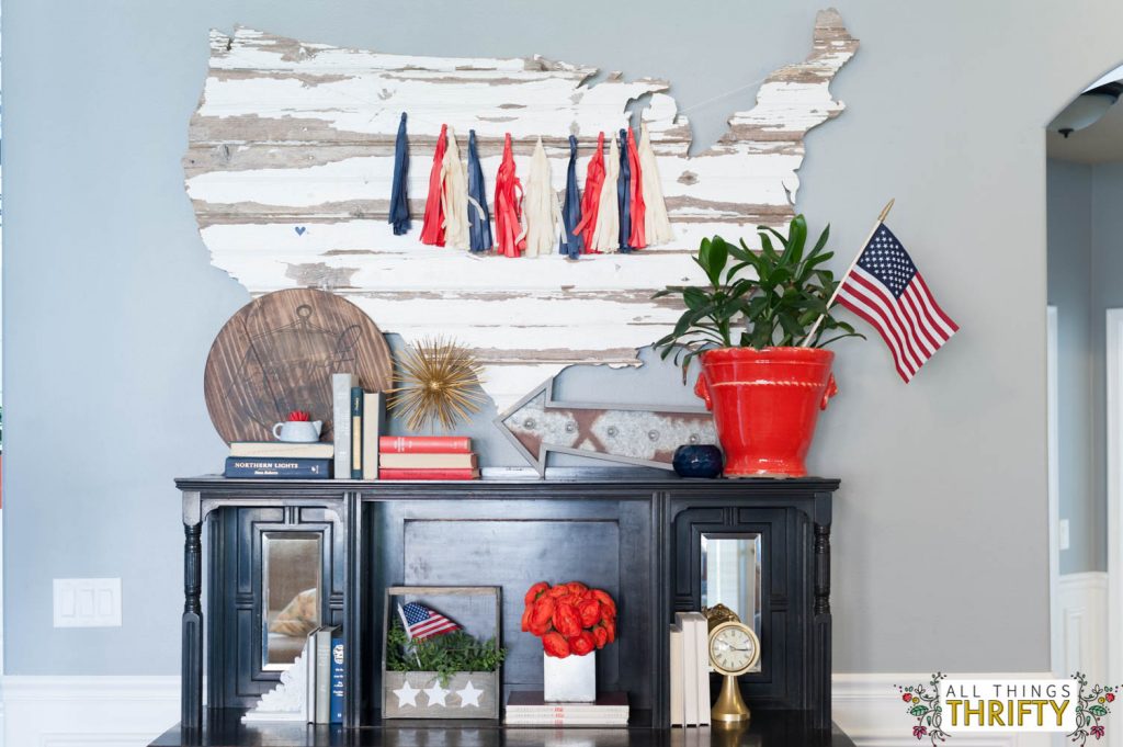 Red, White, and Blue Patriotic Decor