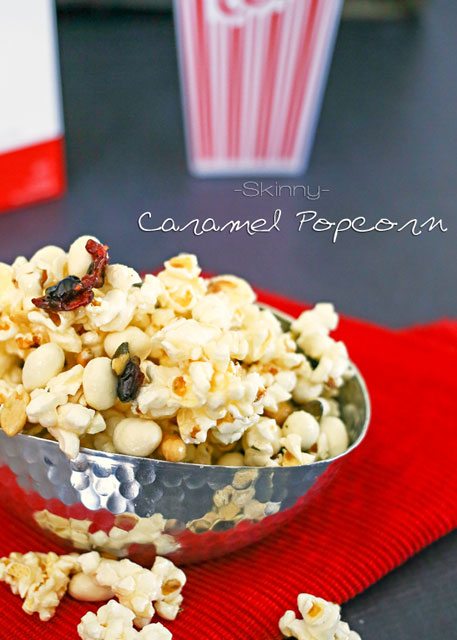 Skinny Caramel Popcorn