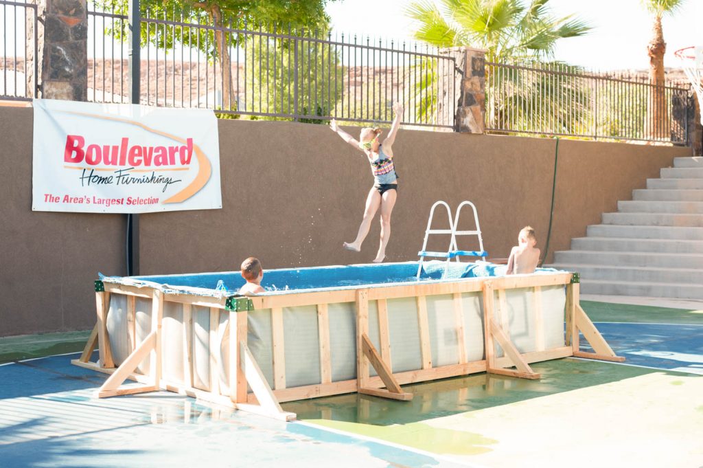 A Swimming Pool out of CARPET!?! All Things Thrifty