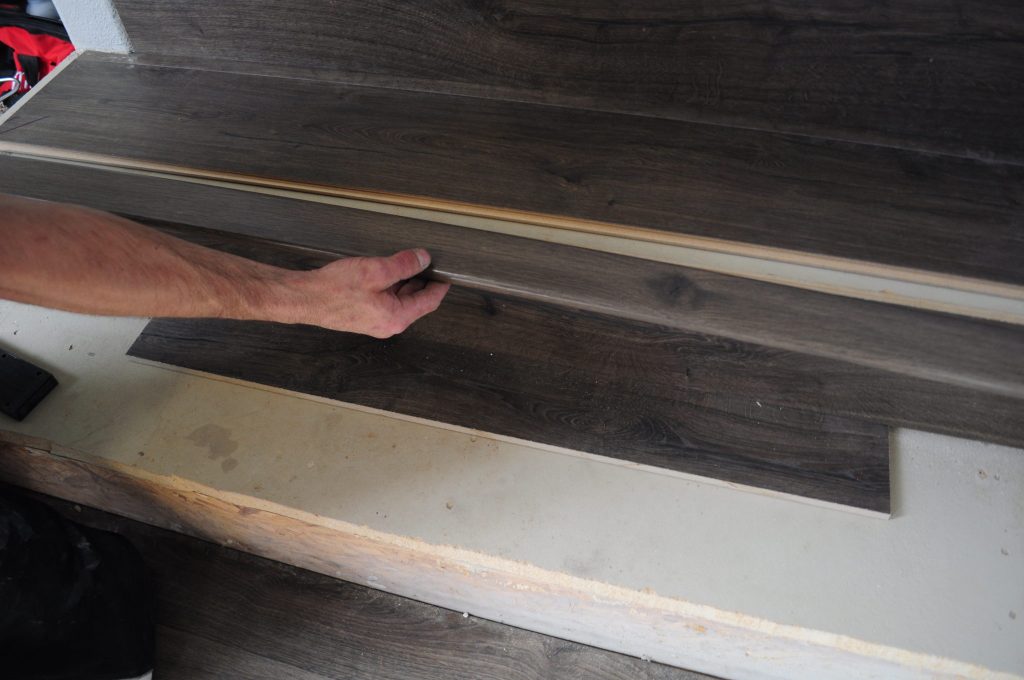 adding stair nose to laminate flooring on stairs