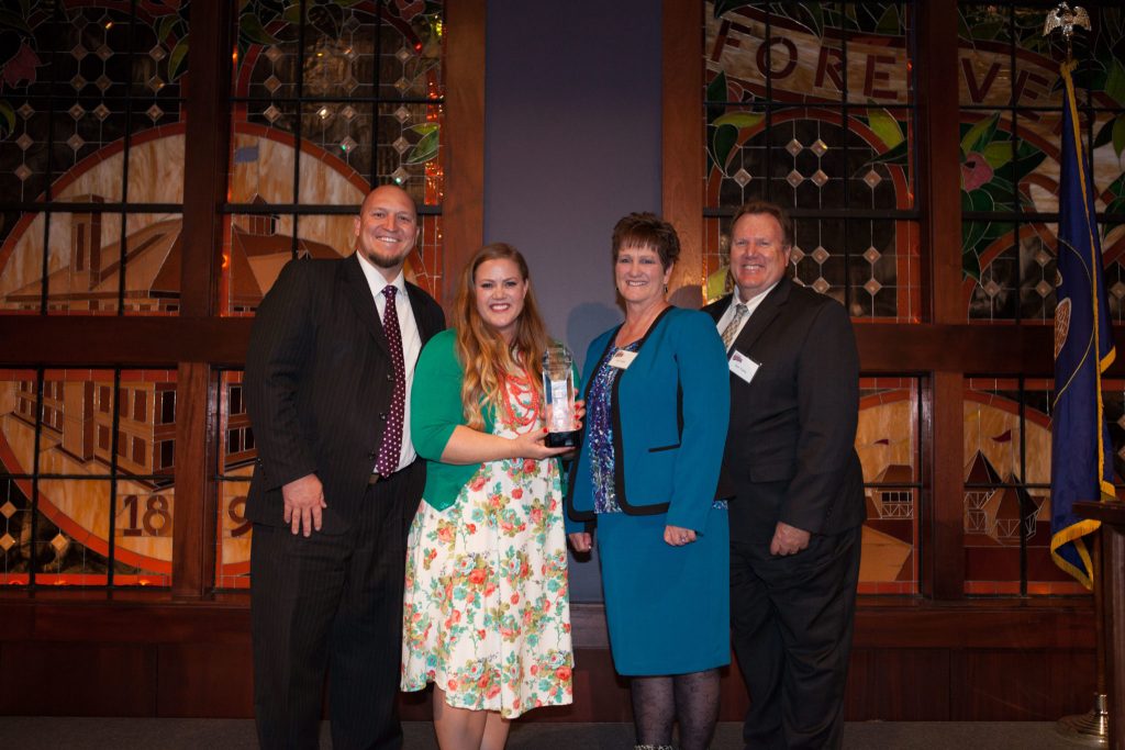 Brooke and Dan Ulrich with her parents Ken and Lori Tuttle