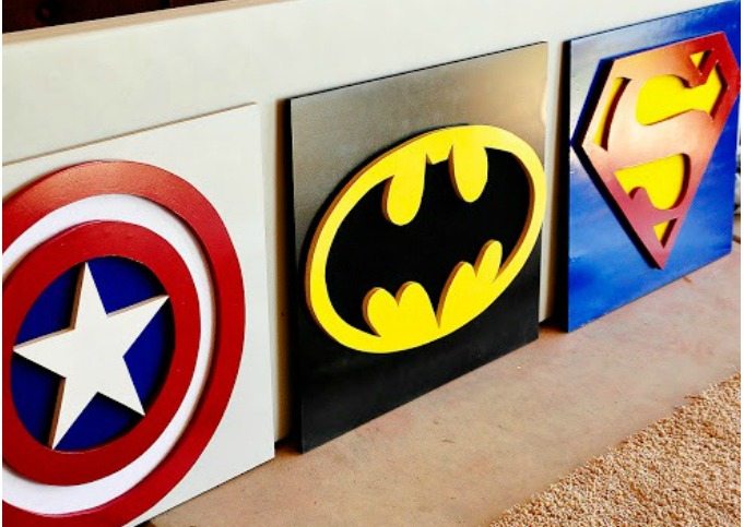 super-hero-wall-art