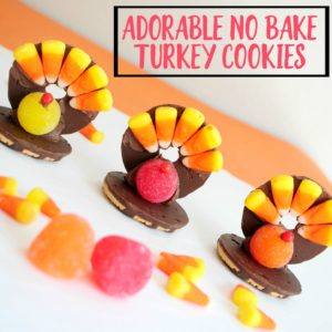 Adorable No-Bake Turkey Cookies thumbnail