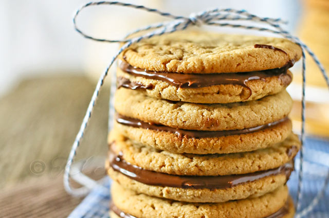 Peanut Butter Nutella Cookies