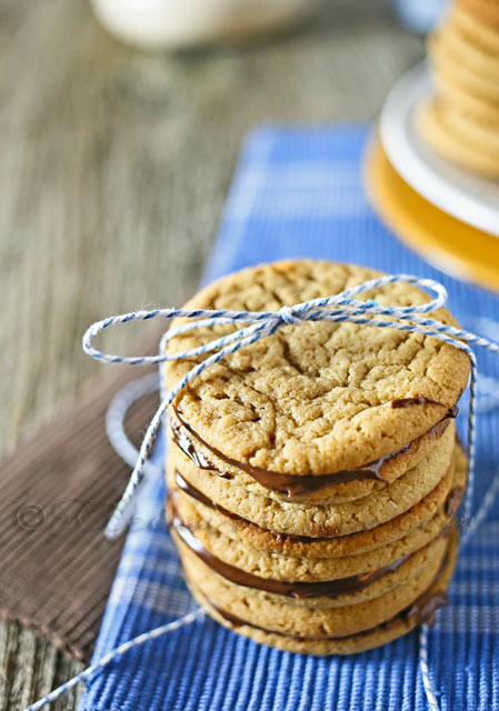 Peanut Butter Nutella Cookies