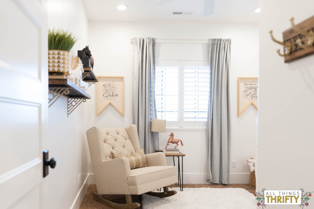 Natural and Neutral Nursery Decor | All Things Thrifty