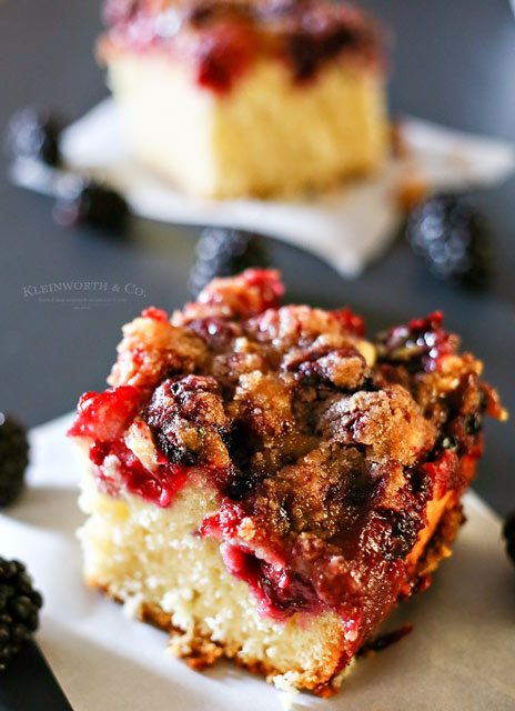 Blackberry White Chocolate Buckle