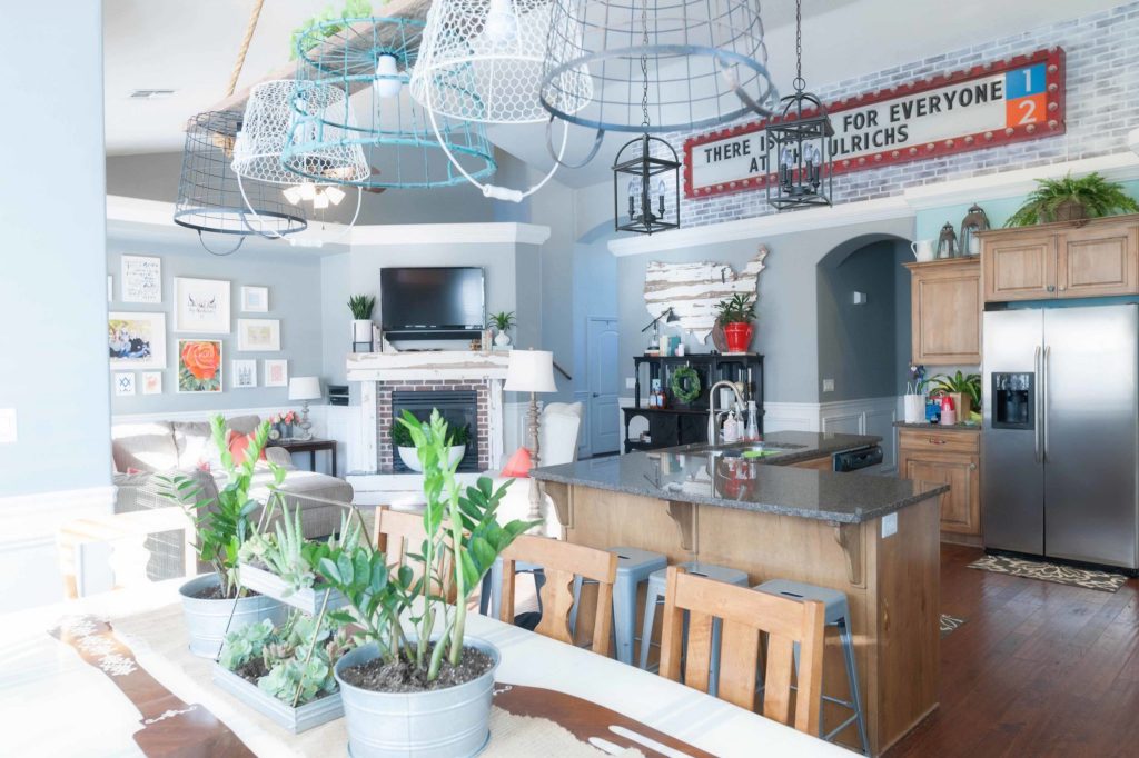 Colorful Dining Room and Kitchen-3